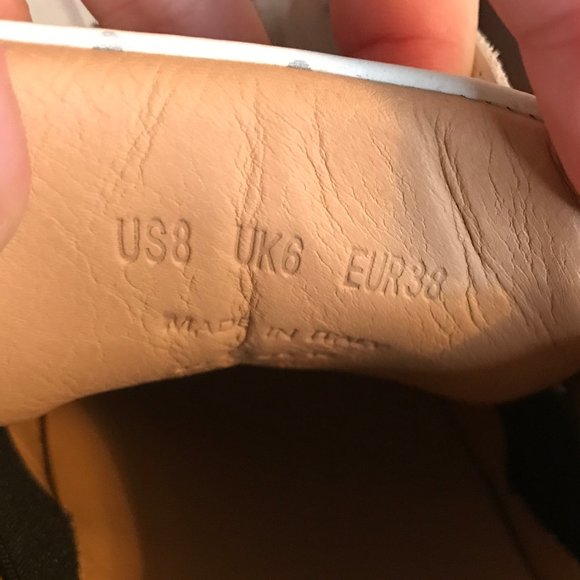 NWOT GREATS Women's Size 8 Royale Sneakers Polka Dot Leather Shoes - Picture 9 of 12